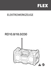 Flex RD10.8/18.0/230 Instrucciones De Funcionamiento Originales