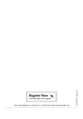DeLonghi EV250 Manual De Instrucciones