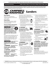 Campbell Hausfeld IFT218 Manual Del Usuario