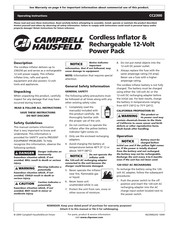 Campbell Hausfeld CC2300 Manual Del Usuario