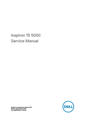 Dell Inspiron 15 5000 Serie Manual De Servicio