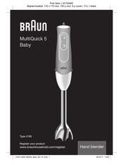 Braun MultiQuick 5 Baby Manual De Instrucciones