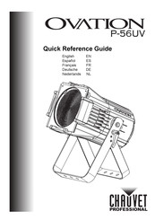 Chauvet Professional OVATION P-56UV Guía De Referencia Rápida