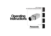 Panasonic WV-BP332 Manual Del Operador