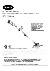 Scotts LST01324S Manual Del Operador