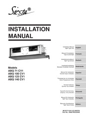 Daikin Siesta ABQ 100 CV1 Manual De Instalación