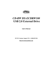 Dynex DX-ECDRW100 Manual Del Usuario