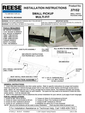 Reese 37152 Instrucciones De Instalación