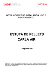 RECAL UniClima CARLA AIR Instrucciones De Instalación, Uso Y Mantenimiento