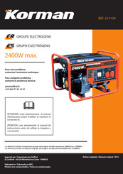 Korman 214120 Manual Original