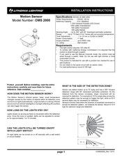 Acuity Brands Lithonia Lighting OMS 2000 Guía De Paso-A-Paso