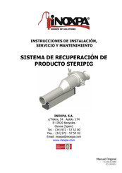 iNOXPA STERIPIG Instrucciones De Instalación, Servicio Y Mantenimiento