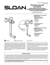 Sloan 601 Instrucciones De Instalación