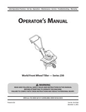 MTD 250 Serie Manual Del Operador