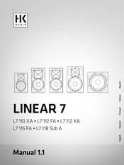 HK Audio L7 118 Sub A Manual De Instrucciones