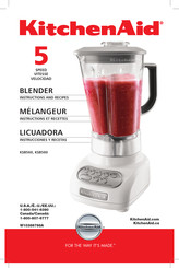 KitchenAid KSB560 Instrucciones Y Recetas