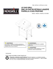 Nexgrill 720-0825 Manual Del Usuario