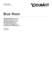 DURAVIT Blue Moon 700143 Instrucciones De Montaje