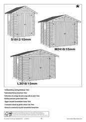 Outdoor Life Group S1812/15mm Manual De Construccion