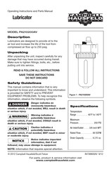 Campbell Hausfeld PA210200AV Manual Del Usuario