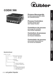 Kübler CODIX 566 Manual Del Usuario