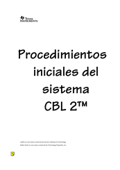 Texas Instruments CBL 2 Manual Del Usuario