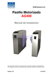 DCM SOLUTION AG400 Manual De Instalación