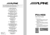 Alpine PXA-H600 Manual De Operación