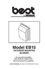 Broan Best EB15 Manual Del Usuario