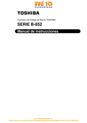 Toshiba B-852-TS12-QQ-US Manual De Instrucciones