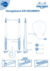 Itsimagical Garageband AIR DRUMMER Manual Del Usuario