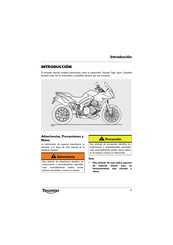 Triumph Tiger Sport Manual De Instrucciones