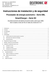 EDWANZ group DEUTRONIC DBL Serie Instrucciones De Instalación Y De Seguridad