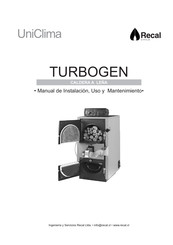 RECAL UniClima TURBOGEN Manual De Instalación, Uso Y Mantenimiento