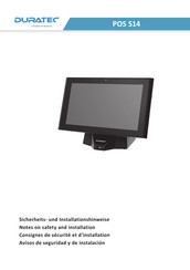 Vectron DURATEC POS S14 Avisos De Seguridad Y De Instalacion