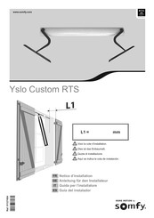 SOMFY Yslo Custom RTS Guia Del Instalador