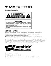 Eventide TIMEFACTOR Guia Del Usuario