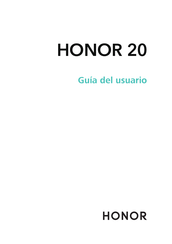 honor 20 Guia Del Usuario