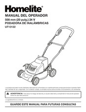 Homelite UT13122 Manual Del Operador