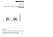 Panasonic PT-AE900U Manual De Funcionamiento