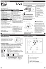 Pro1 T725 Manual De Instalación