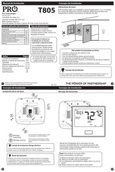 Pro1 T805 Manual De Instalación