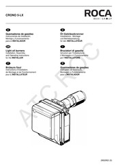 Baxi ROCA CRONO 5-LX Instrucciones De Instalación, Montaje Y Funcionamiento