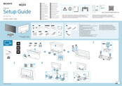 Sony BRAVIA FW-65XD85 Guía De Configuración