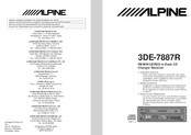 Alpine 3DE-7887R Manual De Operación