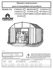 Arrow Storage Products VS1014-C1 Manual De Instrucciones