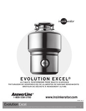 InSinkErator EVOLUTION EXCEL Serie Manual De Instrucciones