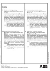 ABB CM-SFS.21 Instrucciones De Servicio Y De Montaje
