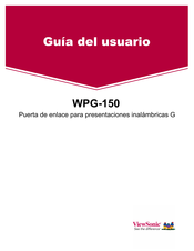 ViewSonic WPG-150 Guia Del Usuario