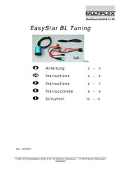 Multiplex EasyStar BL Tuning Manual De Instrucciones